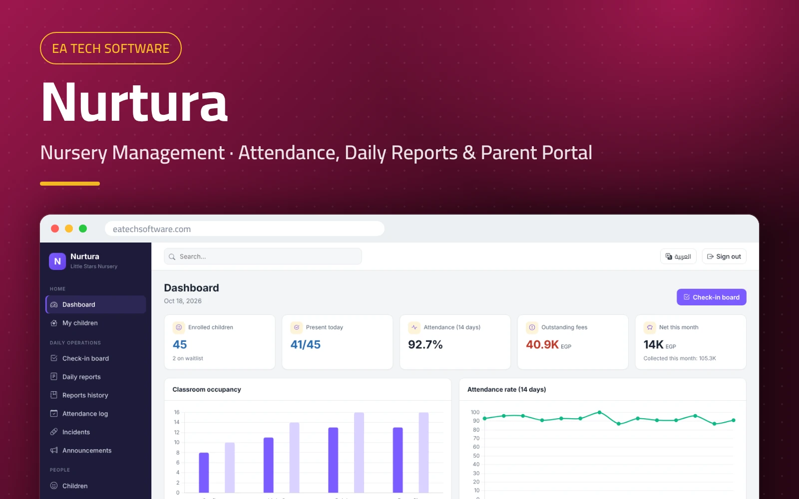Nurtura — Nursery Management