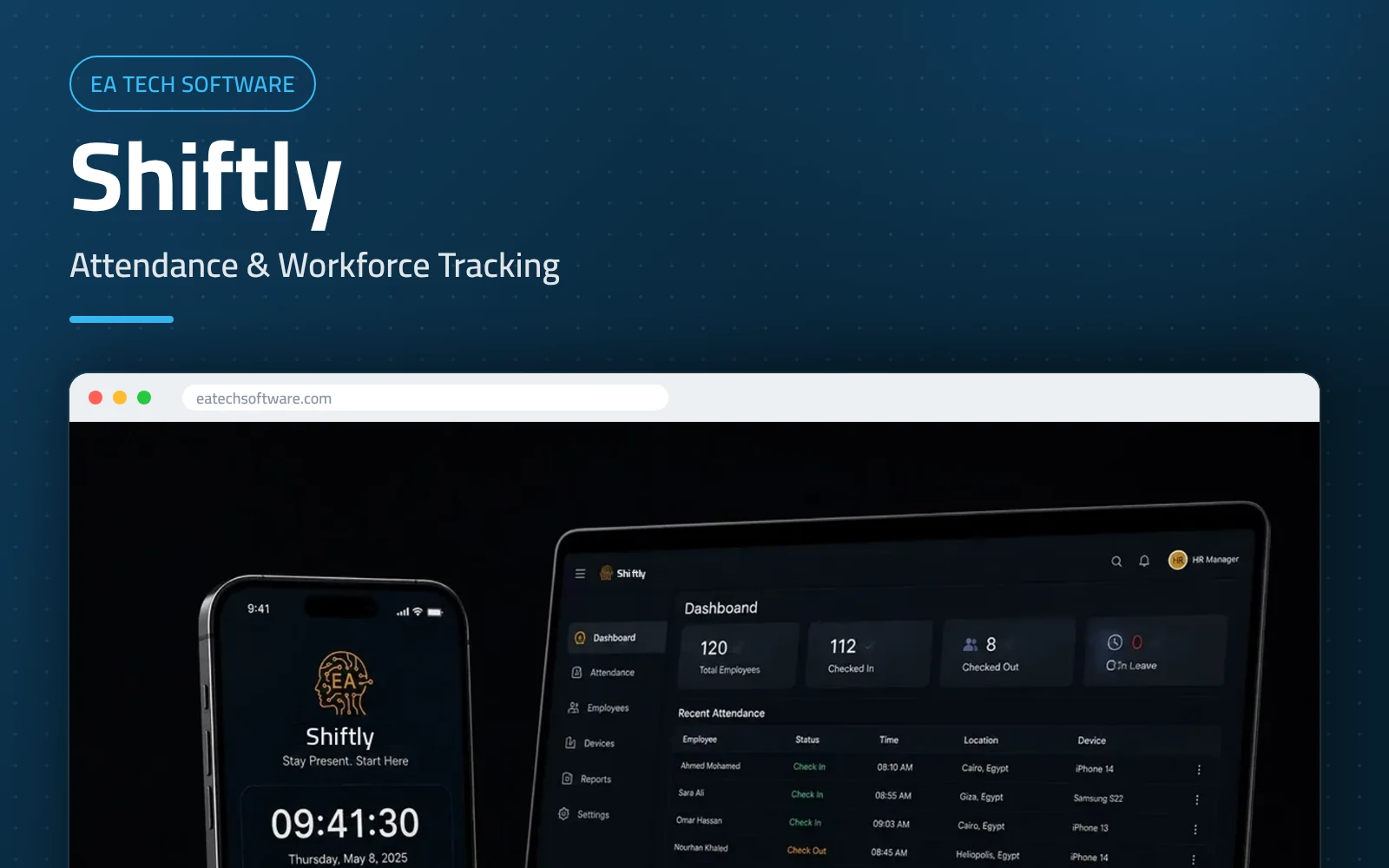 Shiftly — Attendance & Workforce Tracking