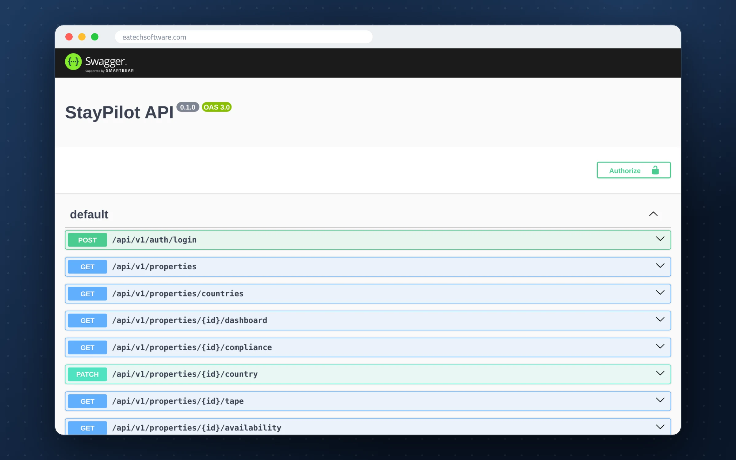 StayPilot — Hotel Management Platform — Interactive API documentation for the StayPilot server