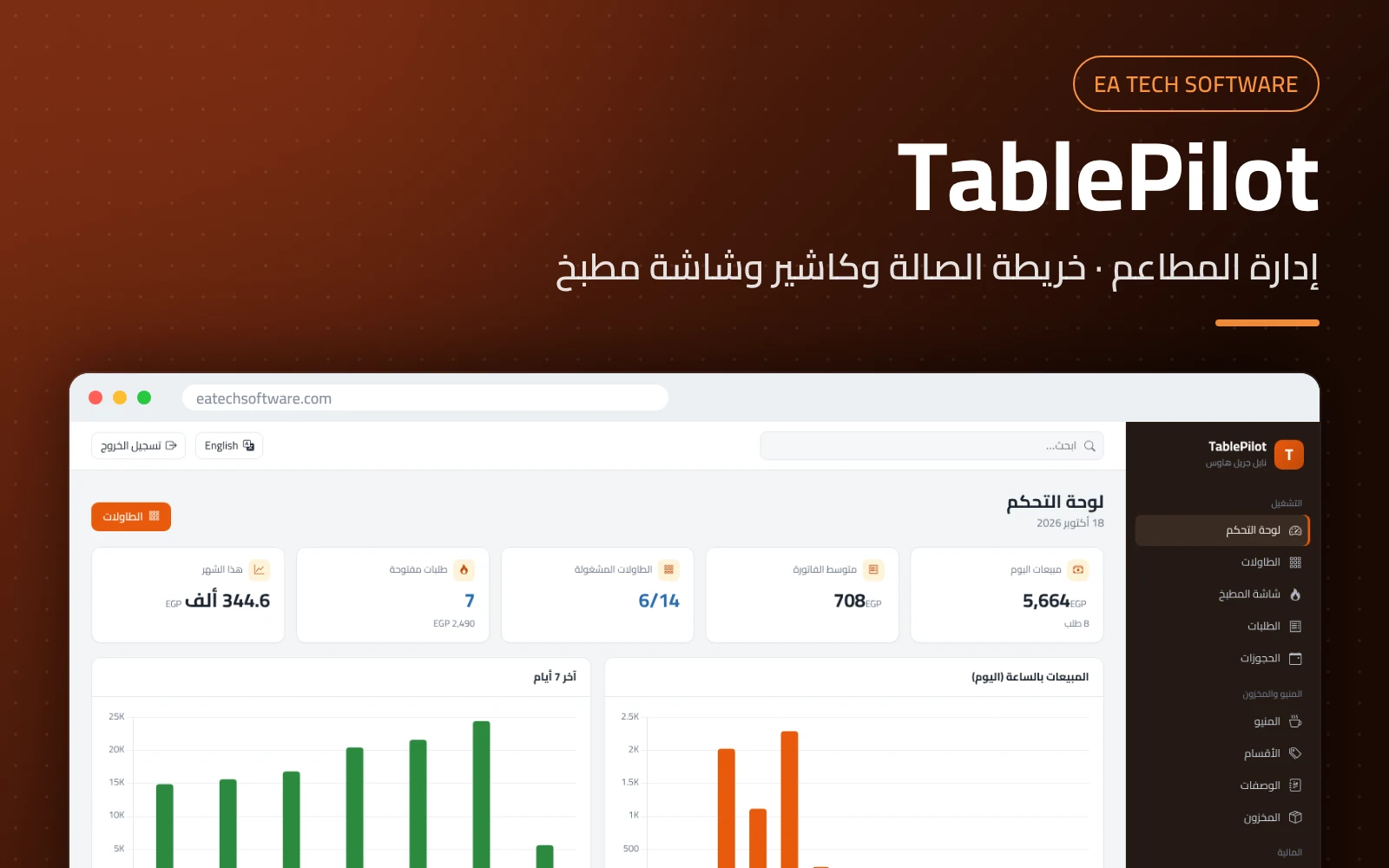 TablePilot — إدارة المطاعم