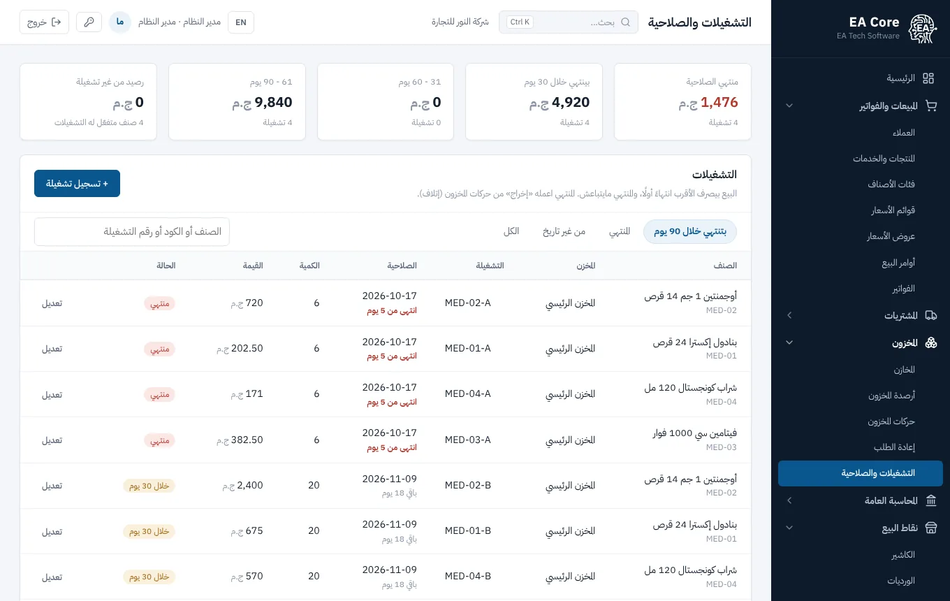 صيدليتك مش هتبيع علبة منتهية تاني